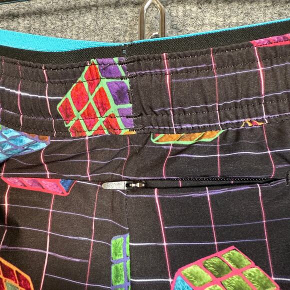 New Chubbies Size XXL The Solve Its 5.5" Ultimate Training Shorts Black Cubes - Picture 5 of 10